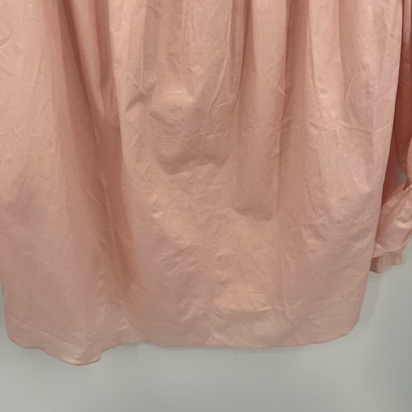 Pomander Place Inslee pink smocked off the shoulder top - Picture 6 of 10